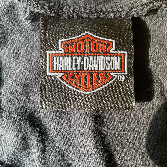 Harley-Davidson‎ Black and Orange Logo Tee - Picture 2 of 6